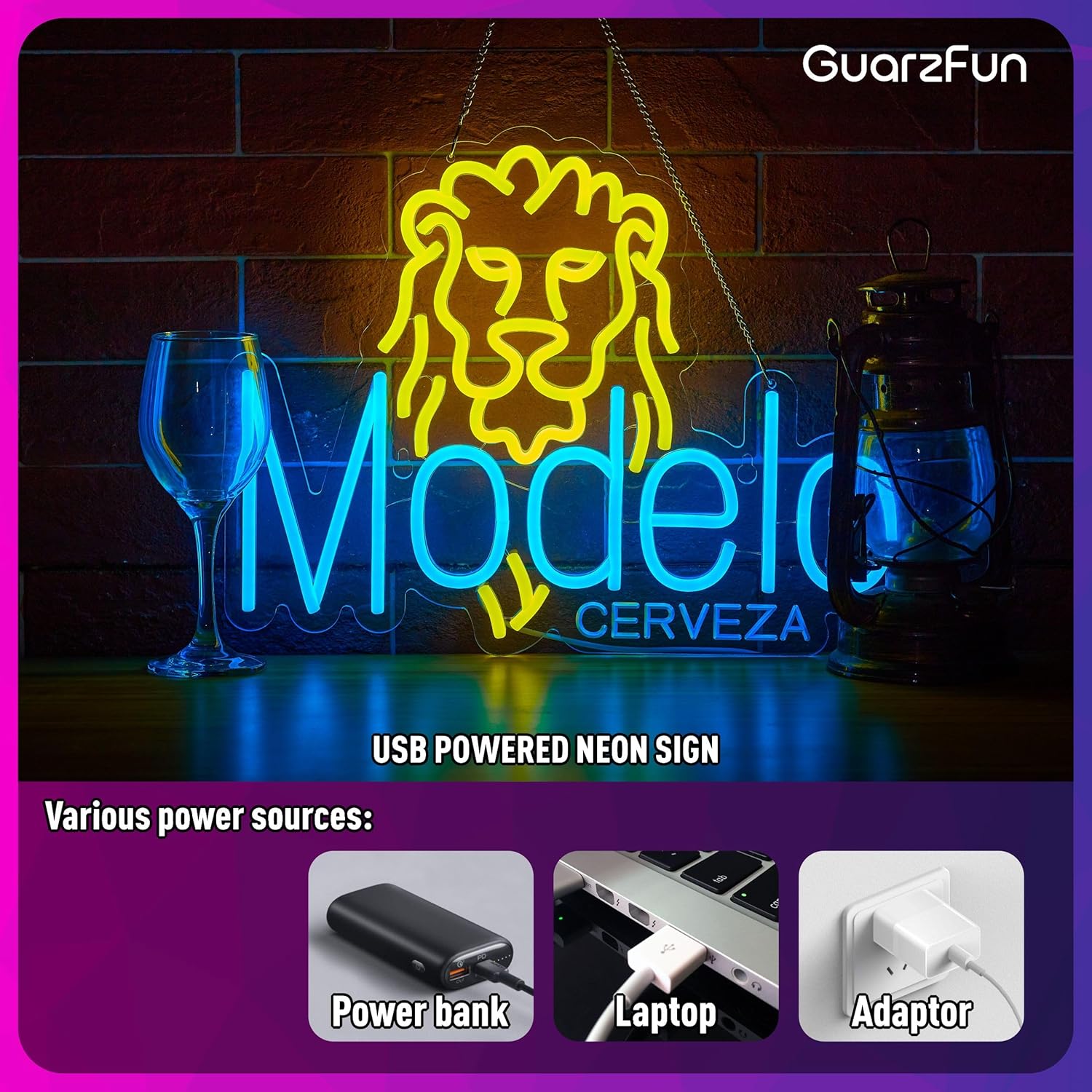 Model Neon Sign for Wall Décor Beer Light Up Signs Cerveza Neon for Bar Man Cave Pub Home Store Party Club Bistro Neon Beer LED Lights Decor Gifts - Image 3