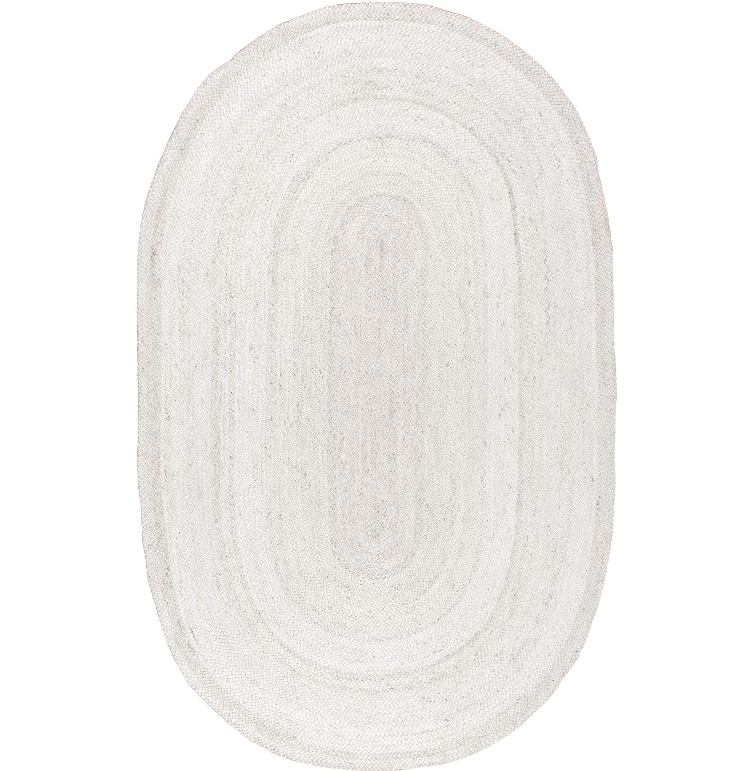 nuLOOM Rigo Hand Woven Farmhouse Jute Area Rug, 6 ft x 9 ft