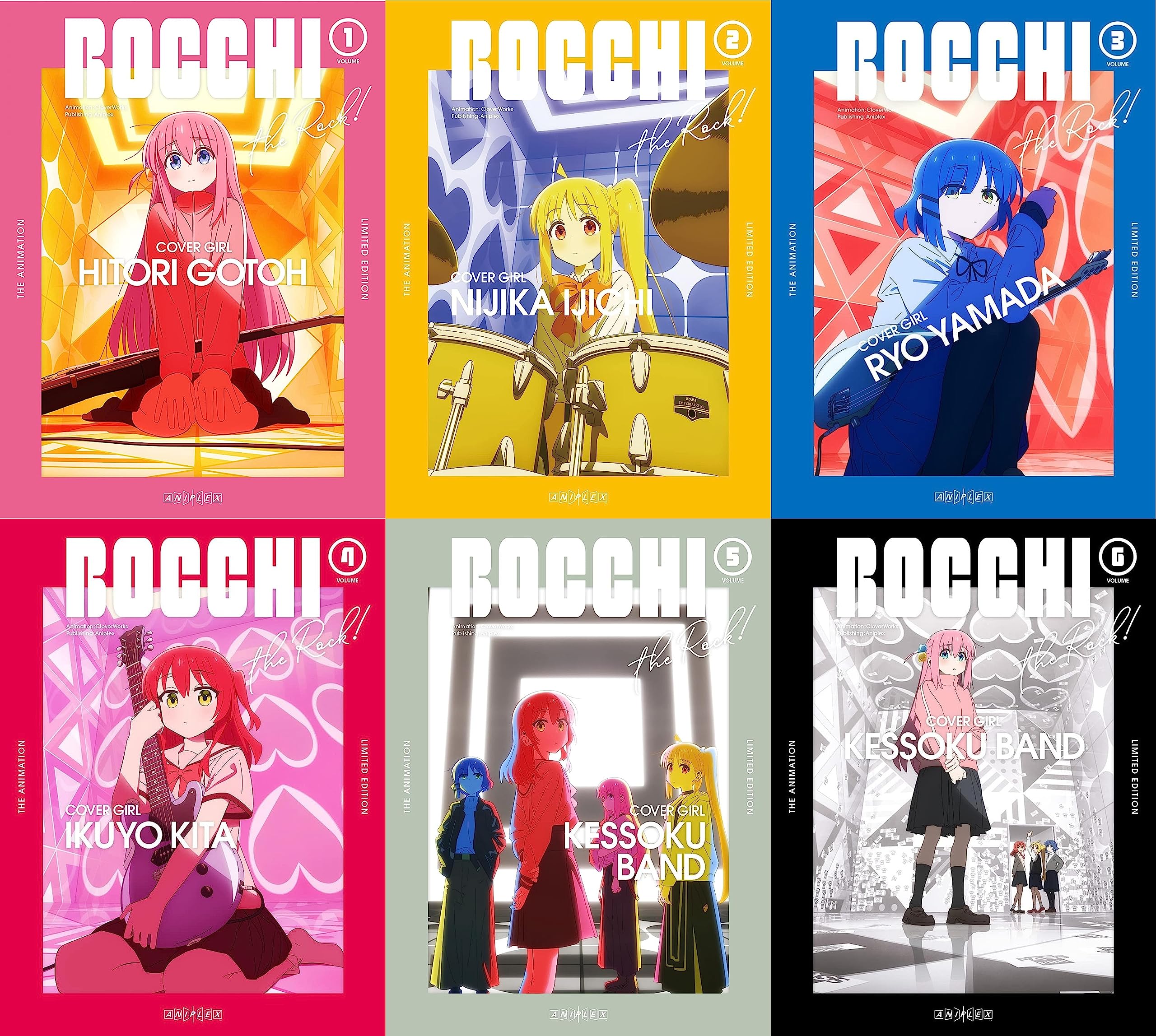 Amazon.co.jp: ぼっち・ざ・ろっく! 完全生産限定版 ブルーレイ 全6巻