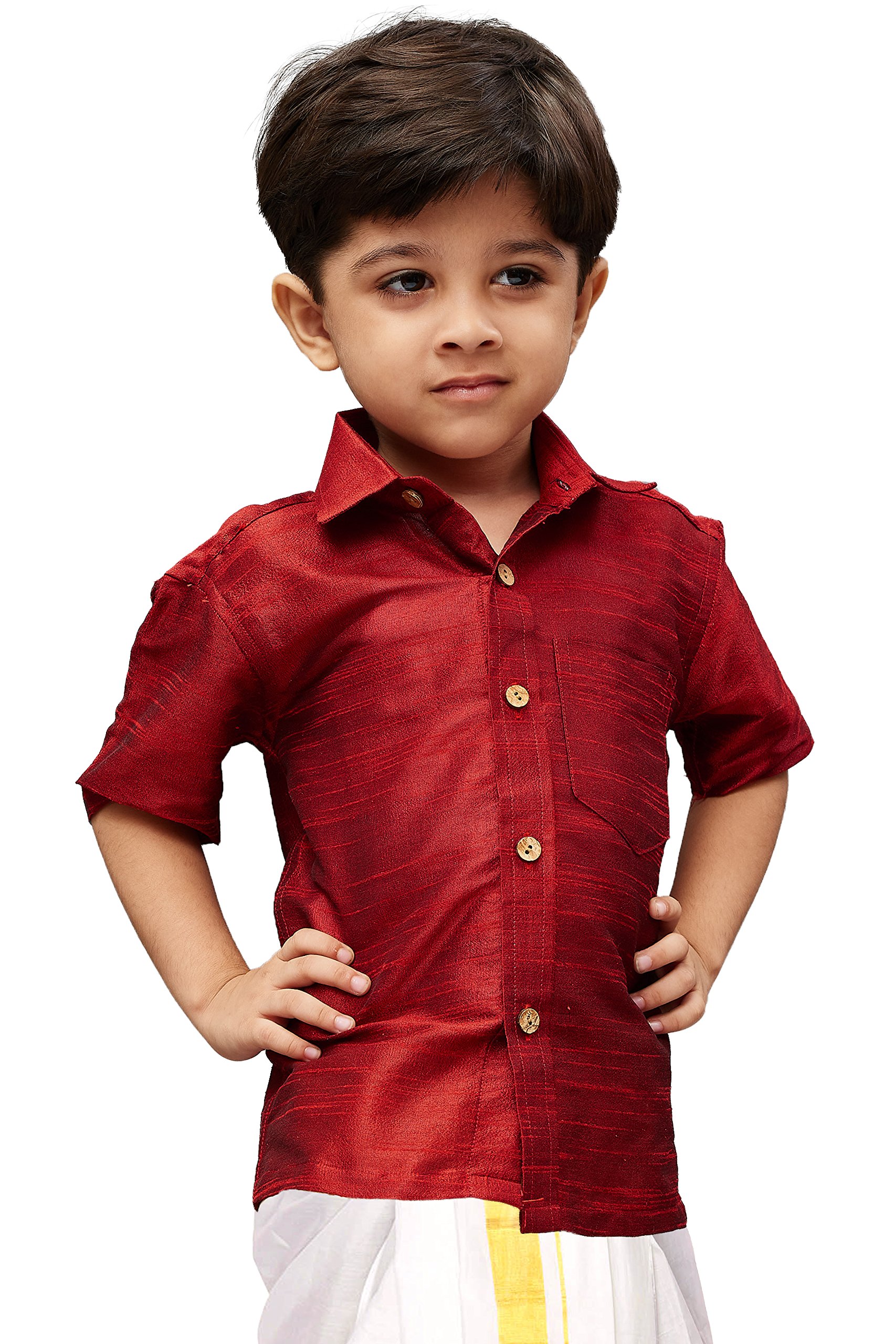 Jbn Creation Boys Cotton Silk Ethnic Shirt For Kids_Vasbshma001_26