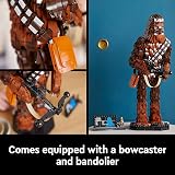 LEGO Star Wars Chewbacca Set, Collectible Wookiee Figure with Bowcaster and Minifigure, Return of the Jedi 40th Anniversary Model Kit for Adults, Father's Day Treat, Gift for Men & Women 75371 - 5