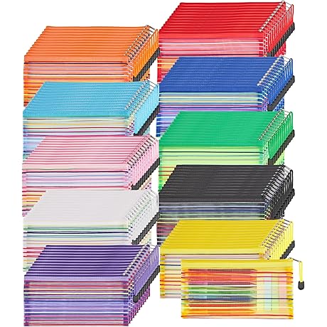 JARLINK Pencil Bags Bulk (120-Pack)