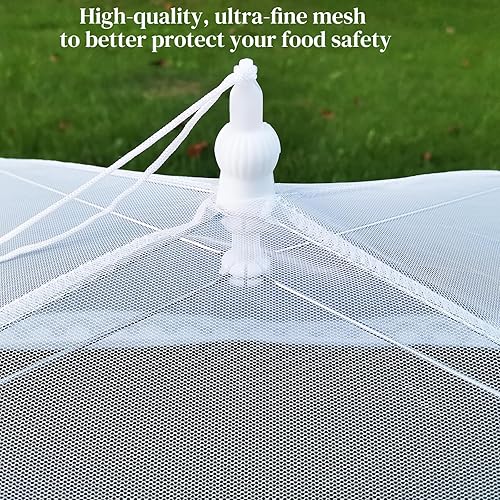 Miniatura 4 de Cubiertas de malla para alimentos para exteriores, 3 extra grandes de 40 x 24 pulgadas, cubierta de malla para alimentos para exteriores, barbacoa,