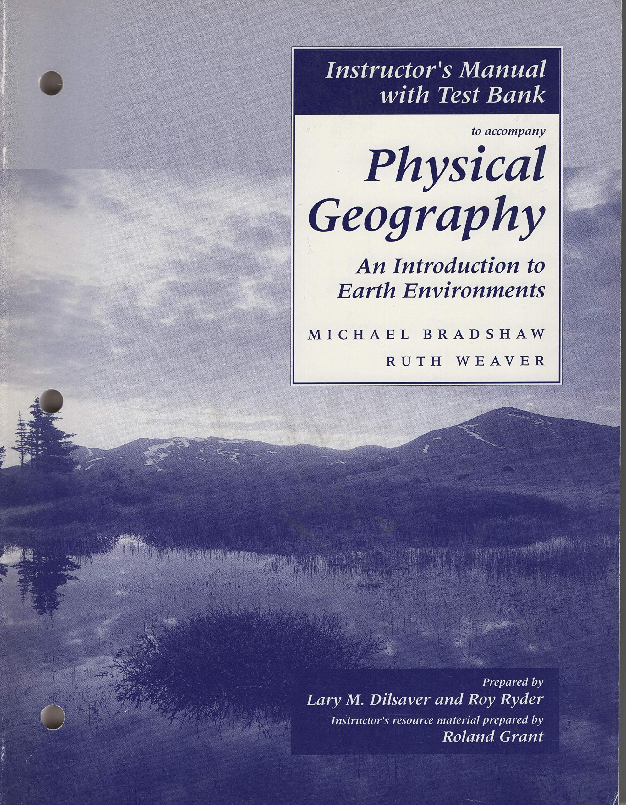 Student Study Guide To Accompany Physical Geography