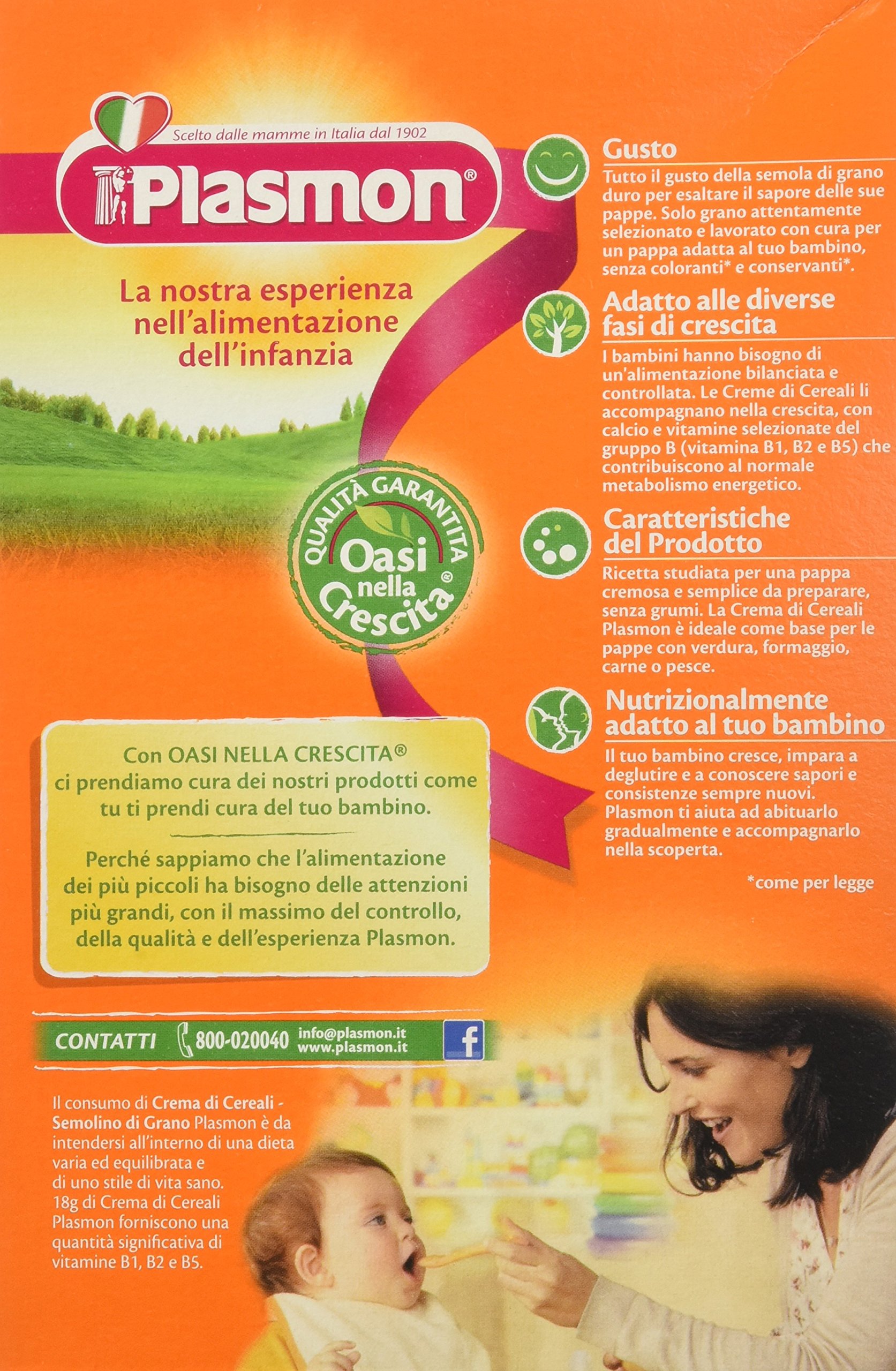 Plasmon Semolino Di Grano Gr.230 - [confezione da 12]