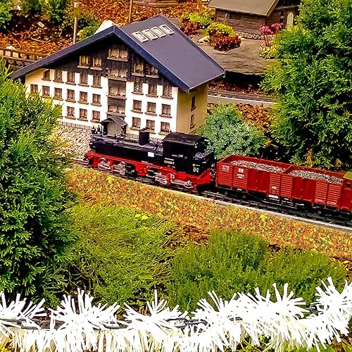 Miniatura 7 de HEMOTON Tiras de arbustos en miniatura, arbustos estáticos, grupos de vegetación, modelo de arbusto, modelo de escenario estático, plantas