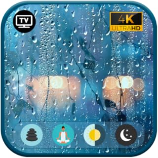 Serene Rainfall at the Window: Relaxing Nature Sounds for Sleep, Mental Wellness, and Stress Relief For Fire TV - NO ADS