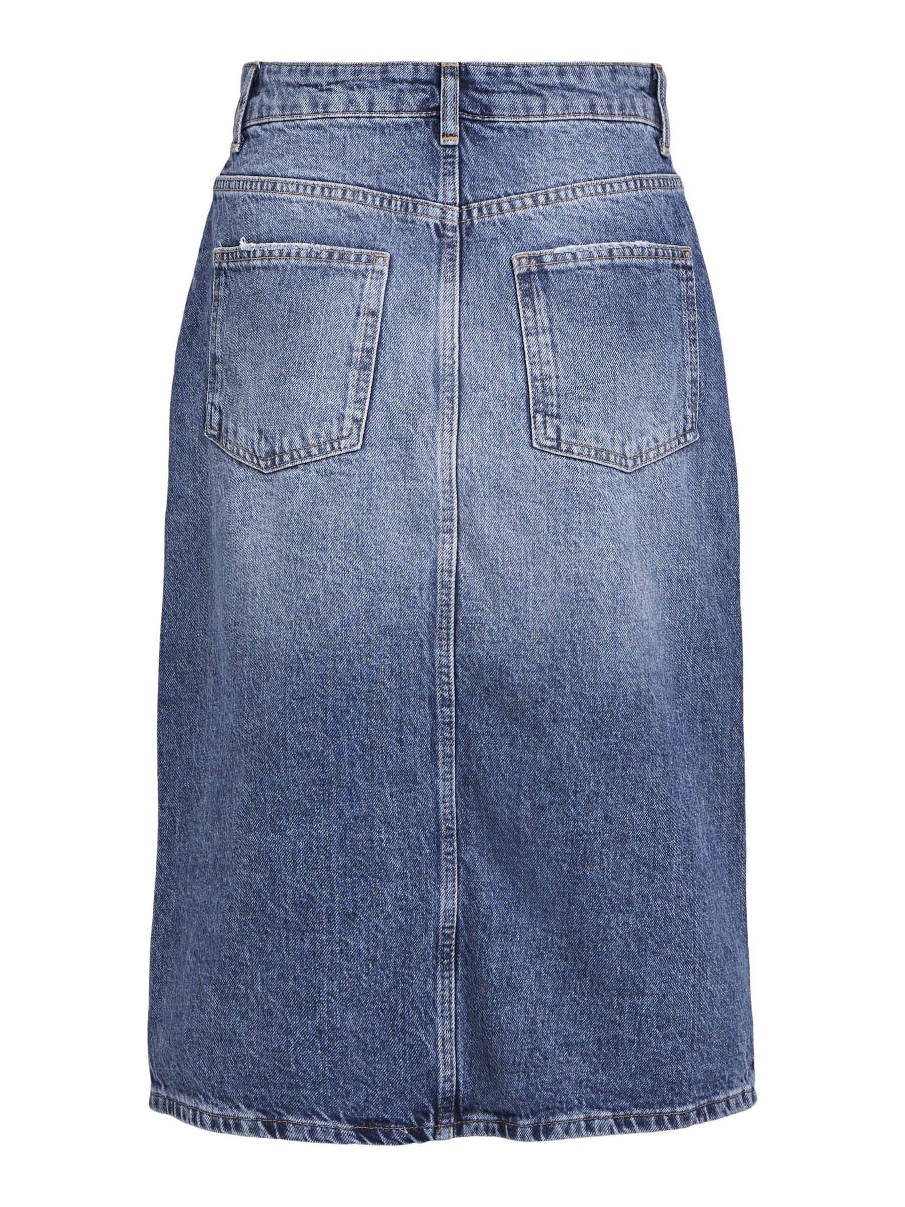 Object Objharlow Midi Denim Skirt Noos Falda Mujer