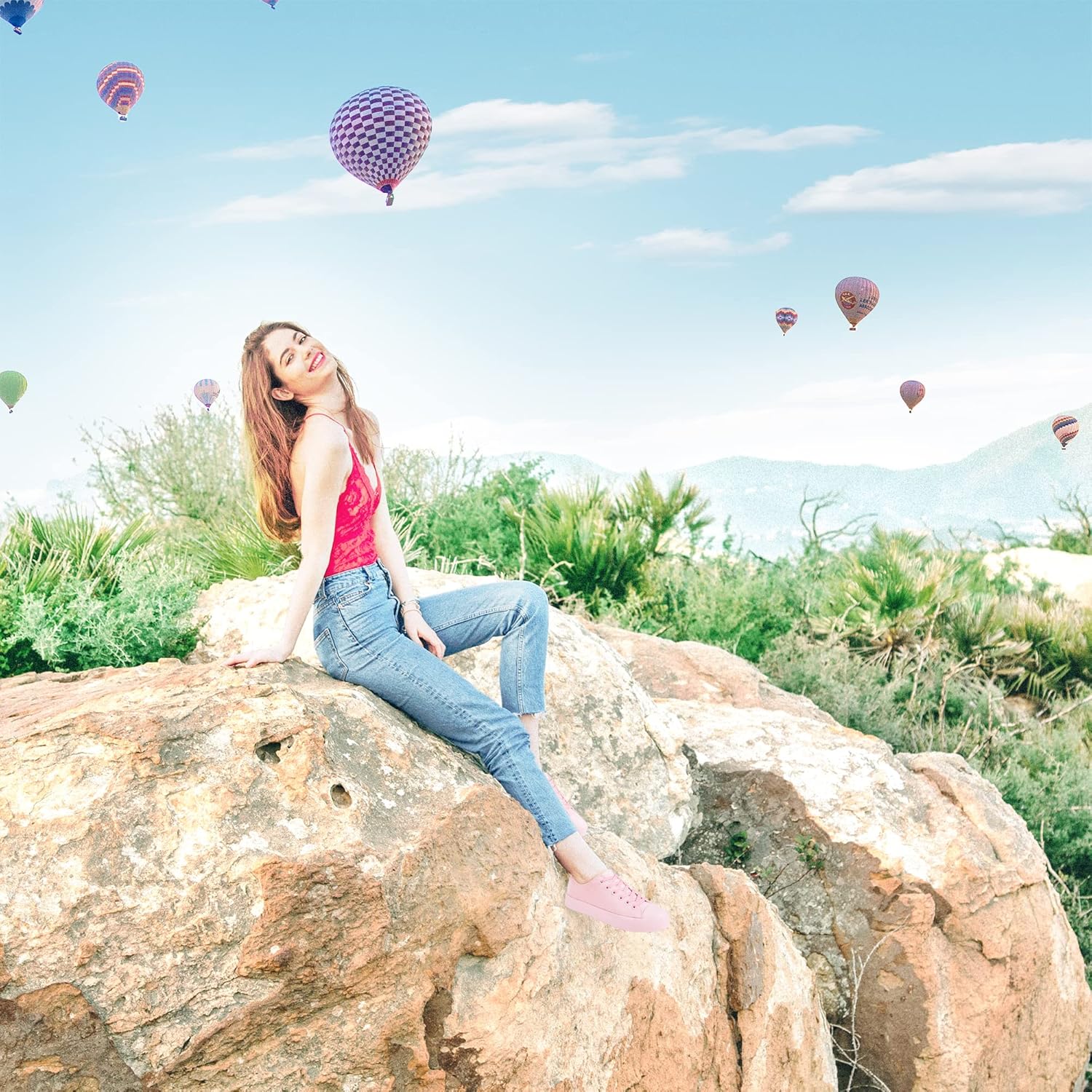 Obtaom Unisex Canvas Shoes Low Top Fashion Sneakers Slip on Walking Shoe - Image 6