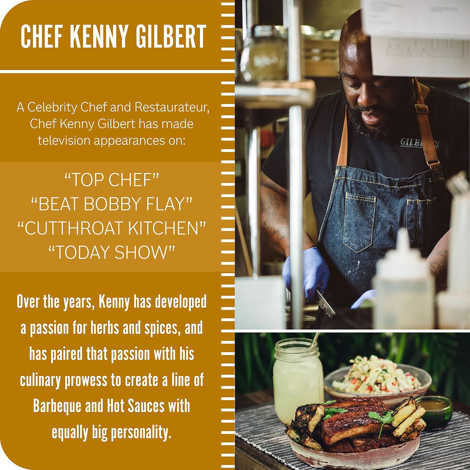 Chef Kenny Gilbert's Ultimate BBQ Sauce Datil Pepper Hot Sauce - Chef Kenny's Signature Sauce