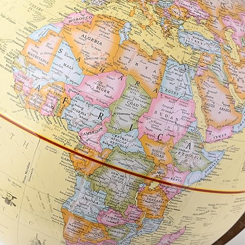 Miniatura 2 de Waypoint Geographic Revolution Globe - Globo de escritorio de 12 pulgadas de diámetro, movimiento giromático de giro completo, decorativo para