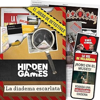 Comprar Hidden Games - Escena del Crimen - La Diadema Escarlata - Español - Juego de Crimen Realista, Detectives emocionante, Tipo Escape Room