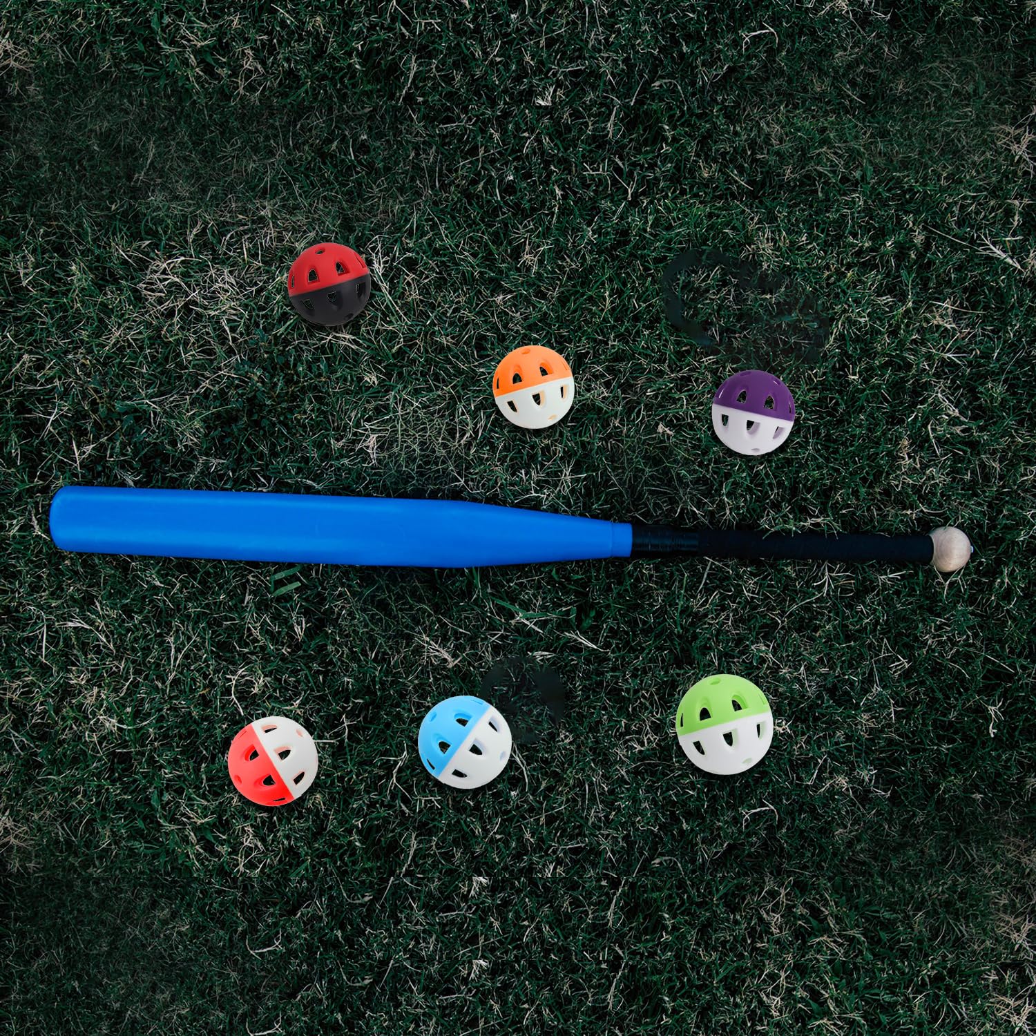 Tinoaly 24 Pz Palline Allenamento per Baseball, Palline da Allenamento Baseball e Golf Piccole da 42mm Cave con Sacca con Coulisse per Colpire Lanciare Allenarsi in Battuta