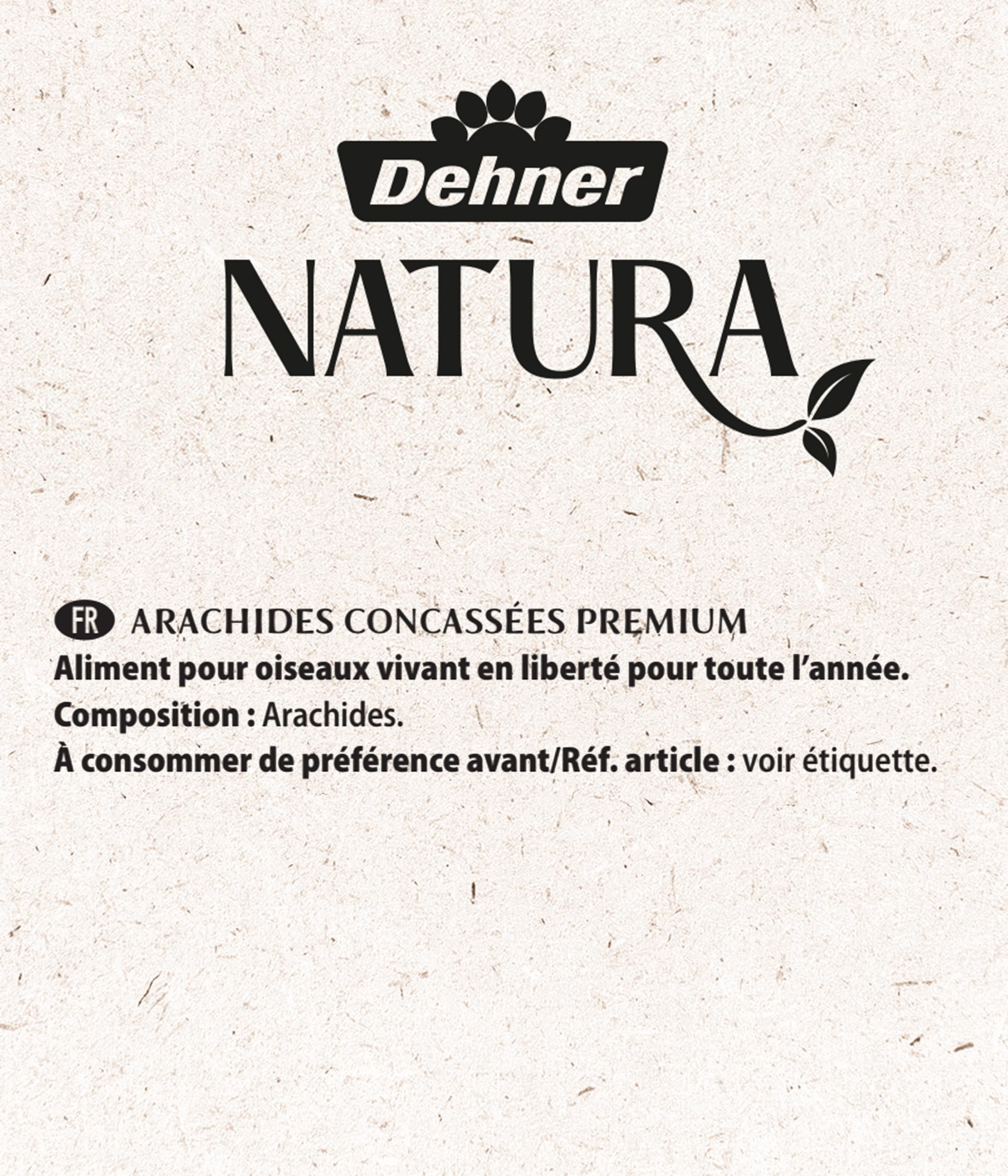 Dehner Natura Premium Nourriture pour Oiseaux Sauvages, arachides concassées, 5 kg
