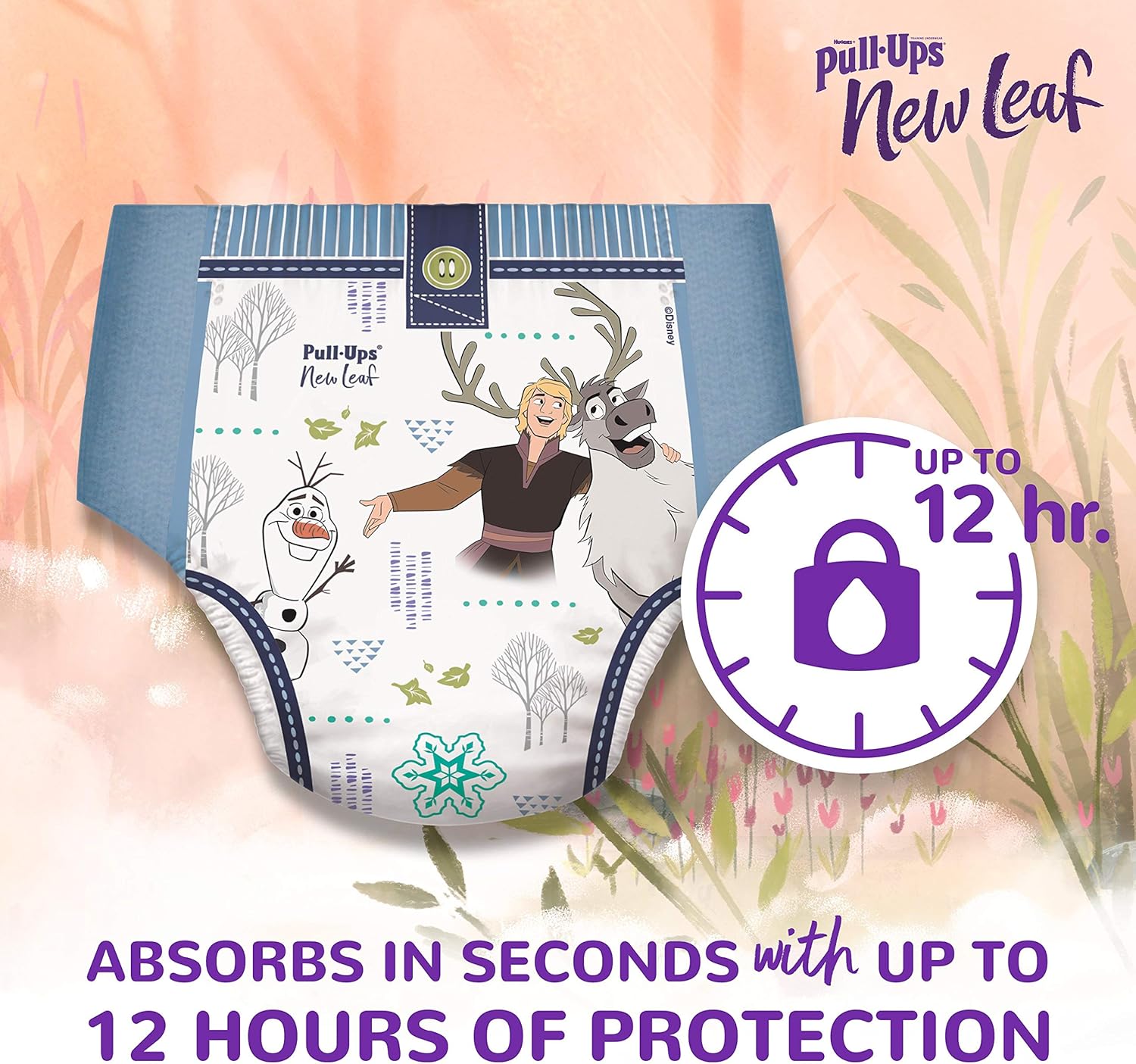 Pull-Ups New Leaf Boys' Potty Training Pants Training Underwear, 4T-5T, 60 Ct : Everything Else