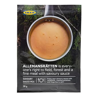 Ikea ALLEMANSRATTEN Cream Sauce Mix Packets for Meatballs 28g - Set of 5