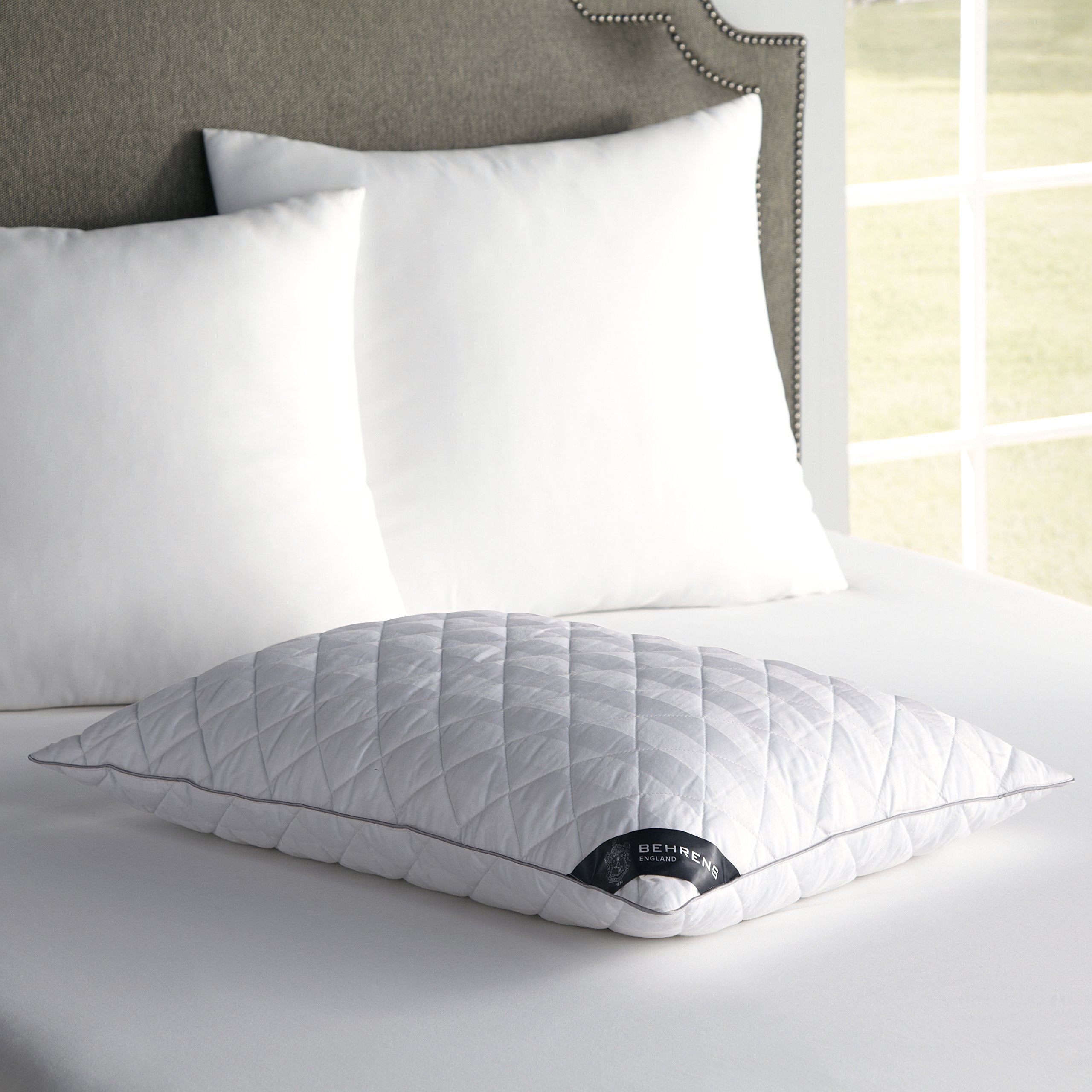 Amazon.com: Behrens of England Diamond Quilt Pillow, Jumbo : Home