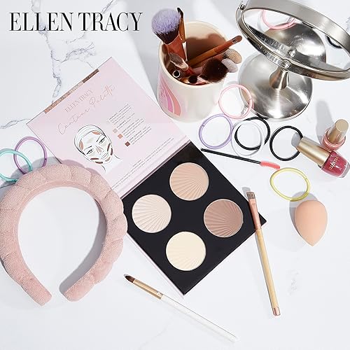 Miniatura 2 de Eleva tu rutina de belleza con las paletas de contorno Ellen Tracy, 4 tonos diseñados por expertos para esculpir sin esfuerzo.