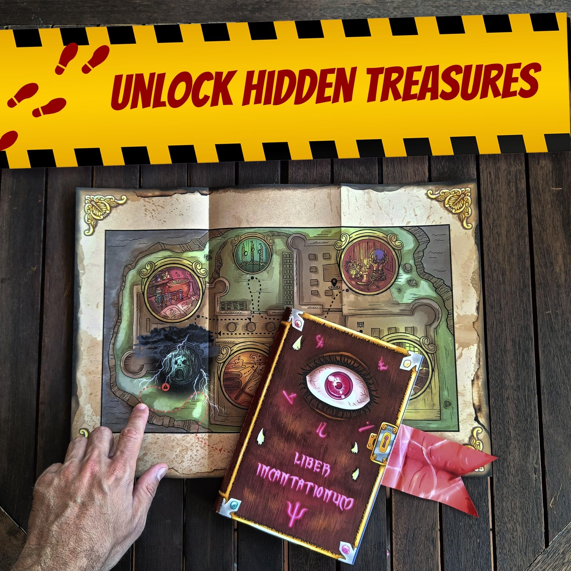 Escape Room dla Dzieci 5-12 Lat: Gra Planszowa | Urodziny | 6-25 Graczy