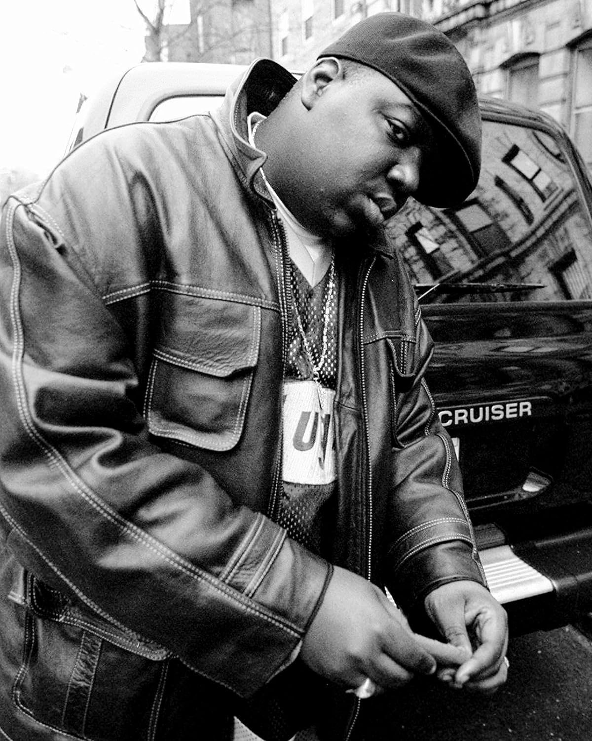 Notorious B.I.G. Biggie Smalls Black and White Poster 20x30