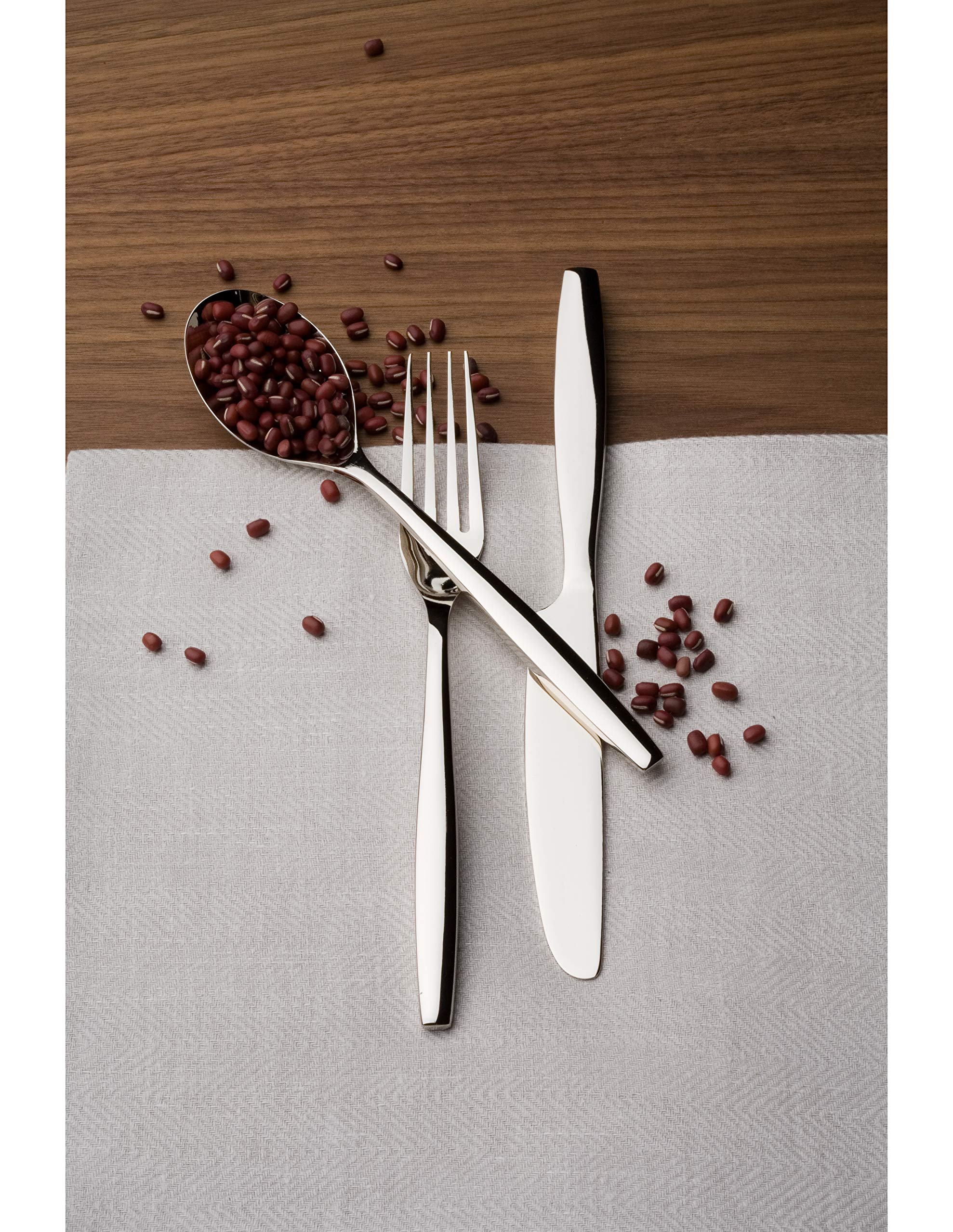 Nambe Aidan 3Piece Hostess Set 18/10 Stainless Steel Flatware Serving Fork And