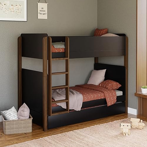Miniatura 2 de Babyletto Tiptoe - Cama nido de almacenamiento, tamaño individual, color negro Negro -,Savia Claro,https://www.amazon.com/dp/undefined