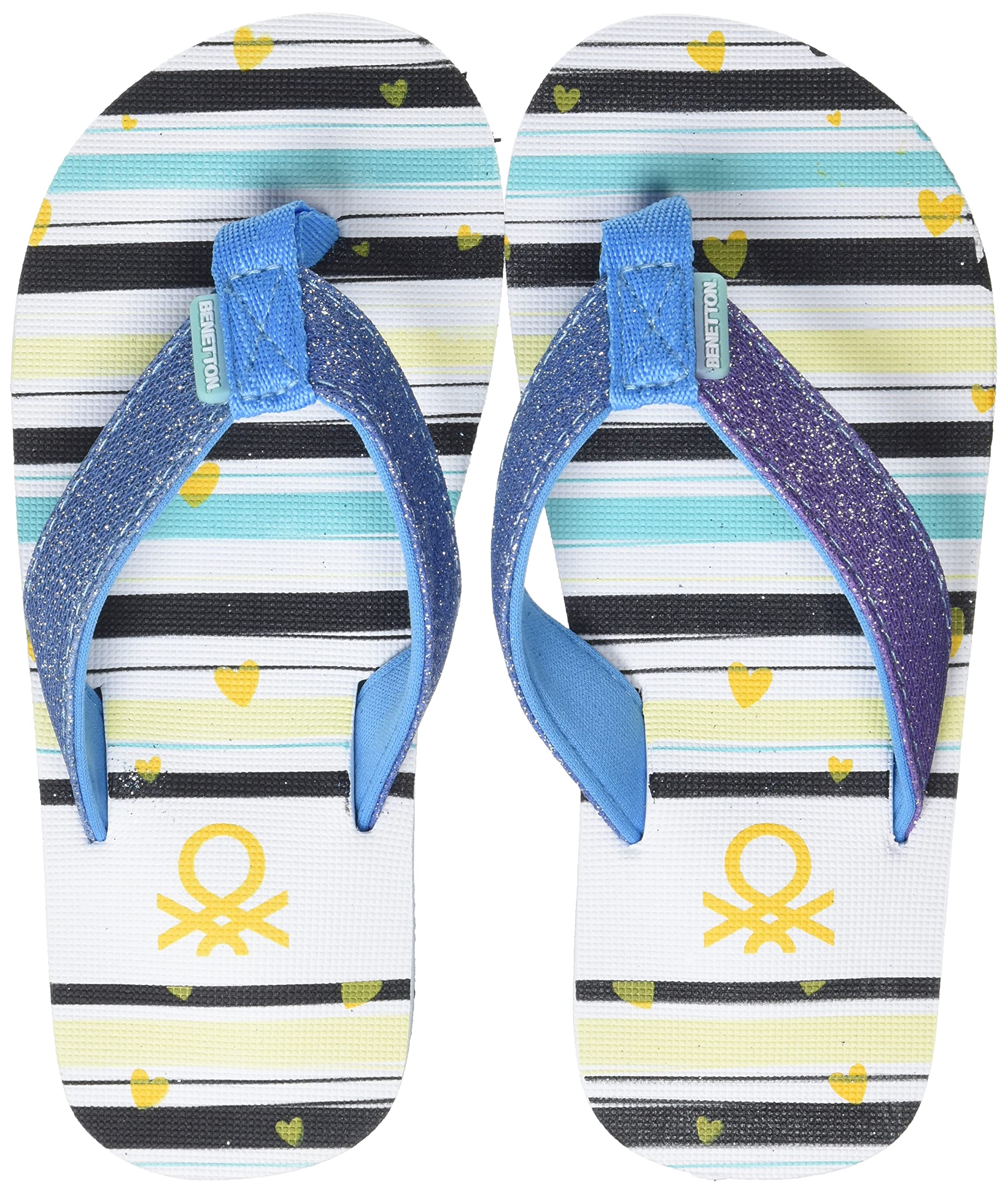United Colors of Benetton Unisex Blue Slipper-12 Kids UK (21A8CFFPG490I) (B096S9VGFM) Amazon Price History, Amazon Price Tracker
