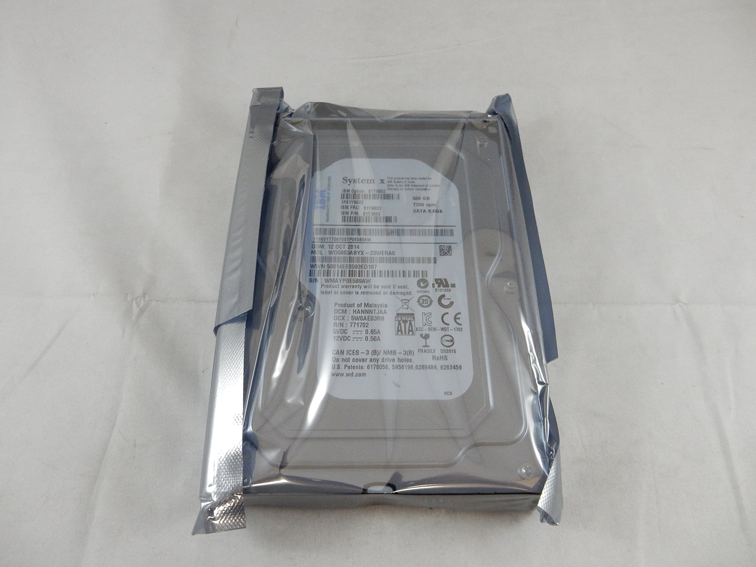 (未使用･未開封品)　レノボ・ジャパン旧IBM 2TB 7200rpm 6Gbps NL SATA 3.5型 HDD Gen2 SS 81Y9810 p1m72rm 未使用・未開封品) レノボ・ジャパン旧IBM 2TB 7200rpm 6Gbps NL