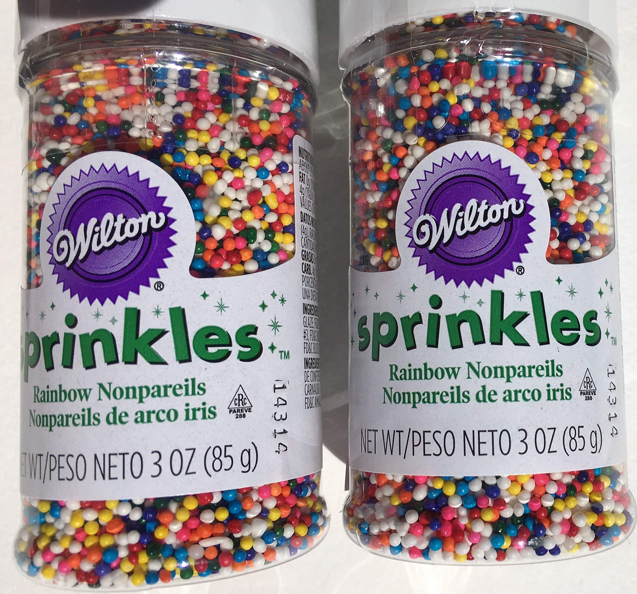 Nonpareils Sprinkles 3oz-Rainbow