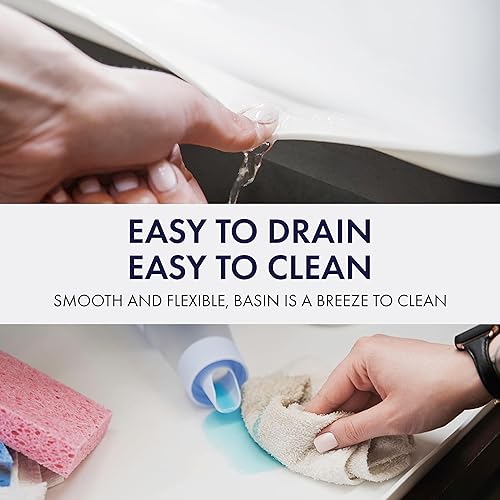 Miniatura 3 de BASIN - Tapete resistente para debajo del fregadero - Tapetes de silicona originales impermeables para debajo del fregadero - Bandeja para debajo