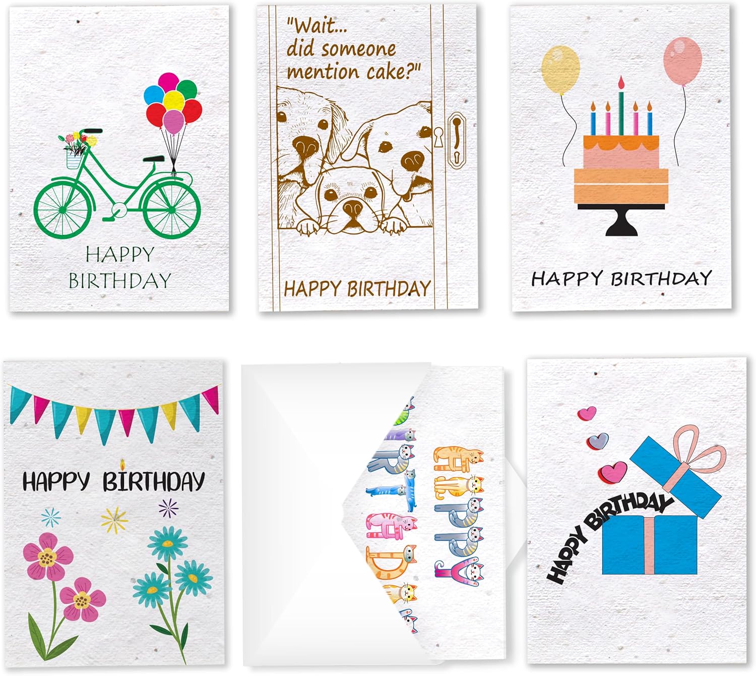 Parent seed paper greeting card (Mother's Day card)