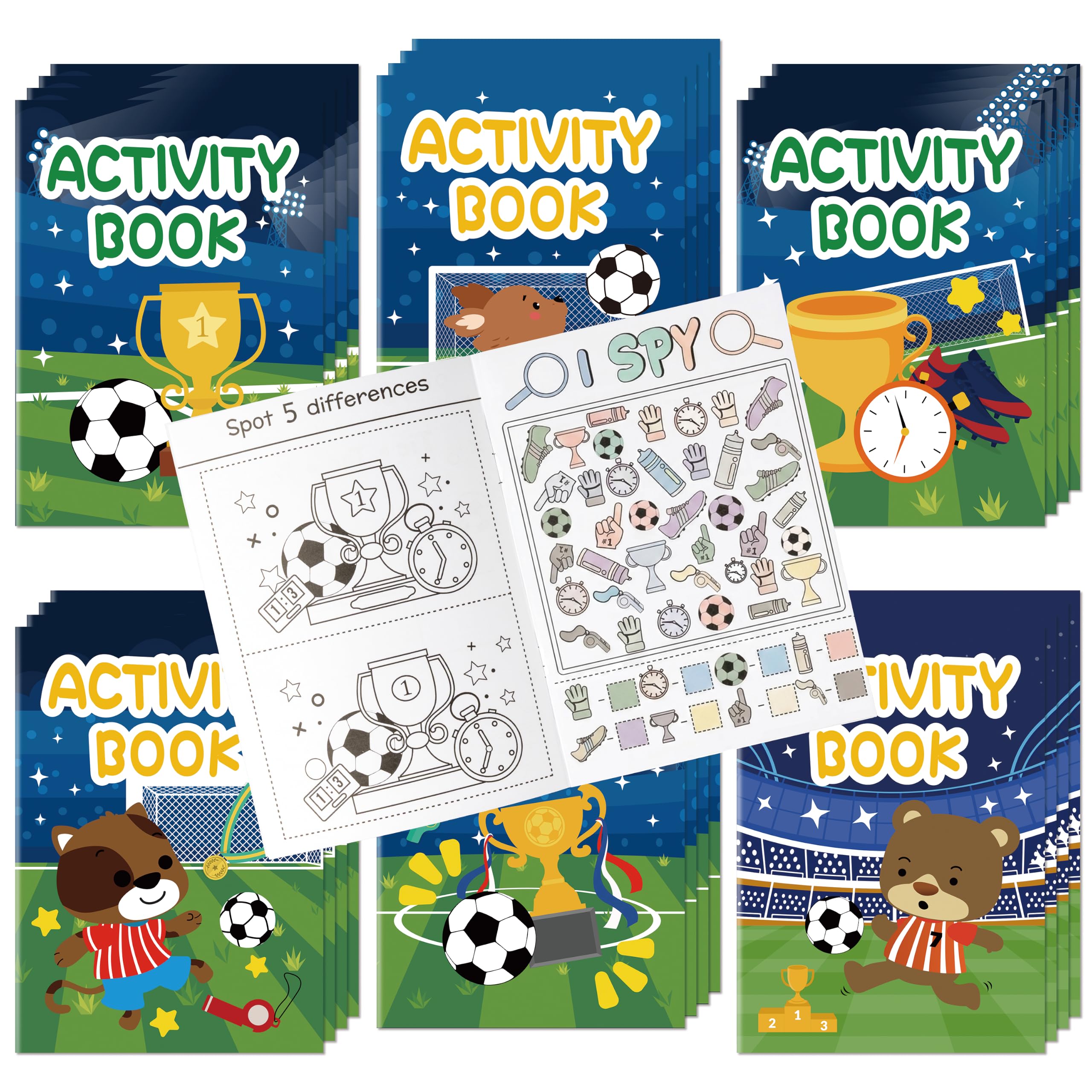 Photo 1 of Dvbonike 24Pcs Soccer Activity Books