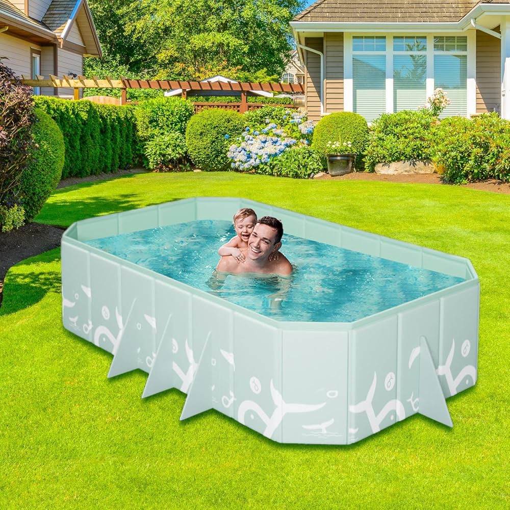 Toddler Pool Foldable Swimming Pool For Kids Latest Non Inflatable