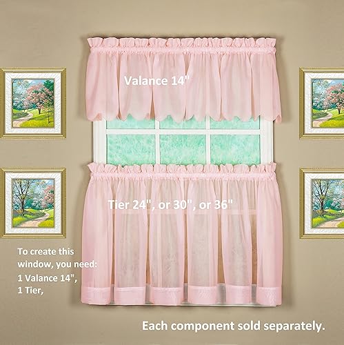 Vista 184 de Today's Curtain - Cortina Emelia de gasa original, panel de 84 pulgadas, negro, 60 pulgadas de ancho x 84 pulgadas de largo