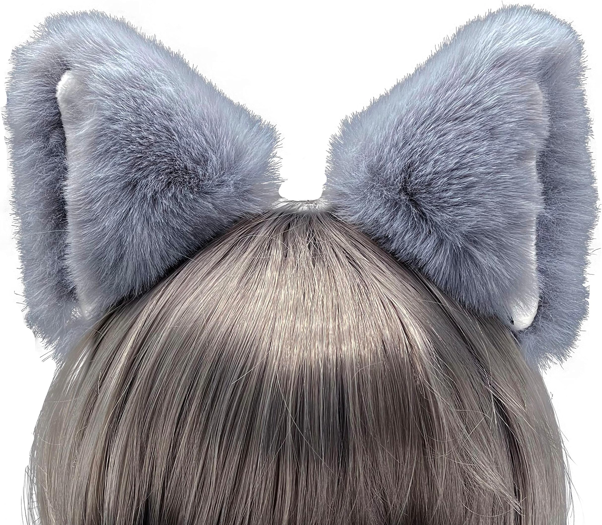 CoFoWoFox Wolf Cat Ears Headband, Christmas Halloween gifts for Children, Birthday Gifts for Kids