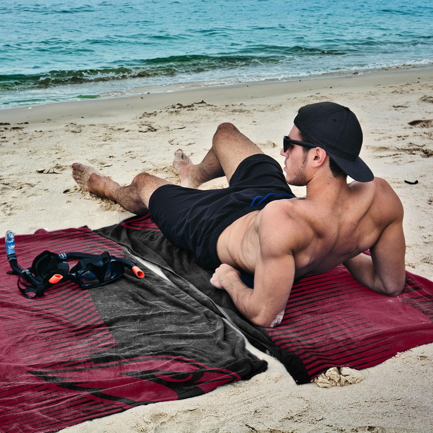 NORTHWEST Arizona Cardinals NFL Progression Jacquard Beach Towel 36 x 72 Inches - Image 3