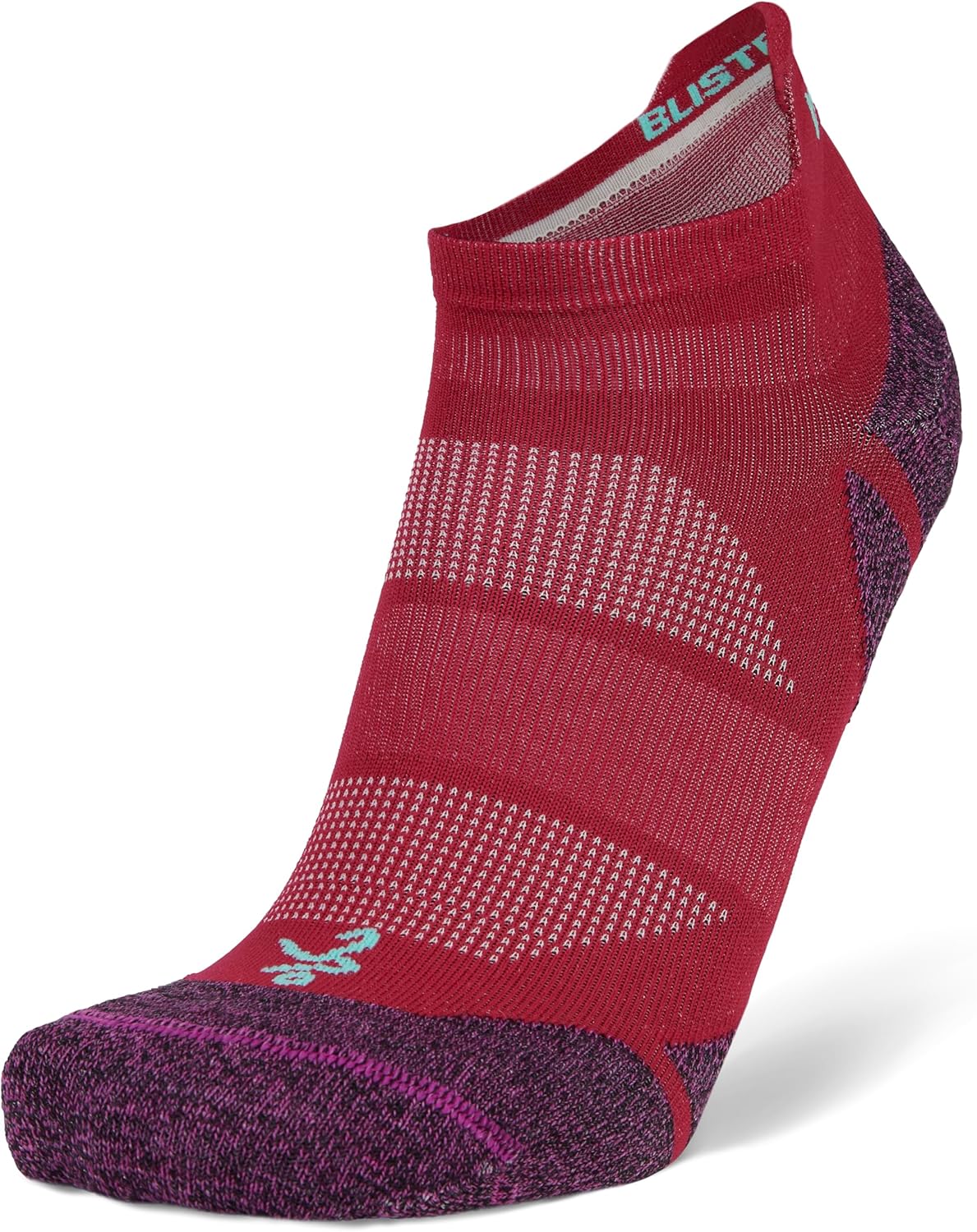 Balega Blister Resist Light Performance No Show Athletic Runing Socks for Men and Women (1 Pair), Wildberry, Medium