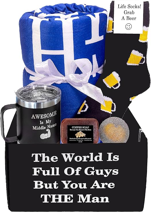 GOLDMUS Gift Box for Men Get Well Soon Gifts for Men, Get Well Gifts for Men After Surgery