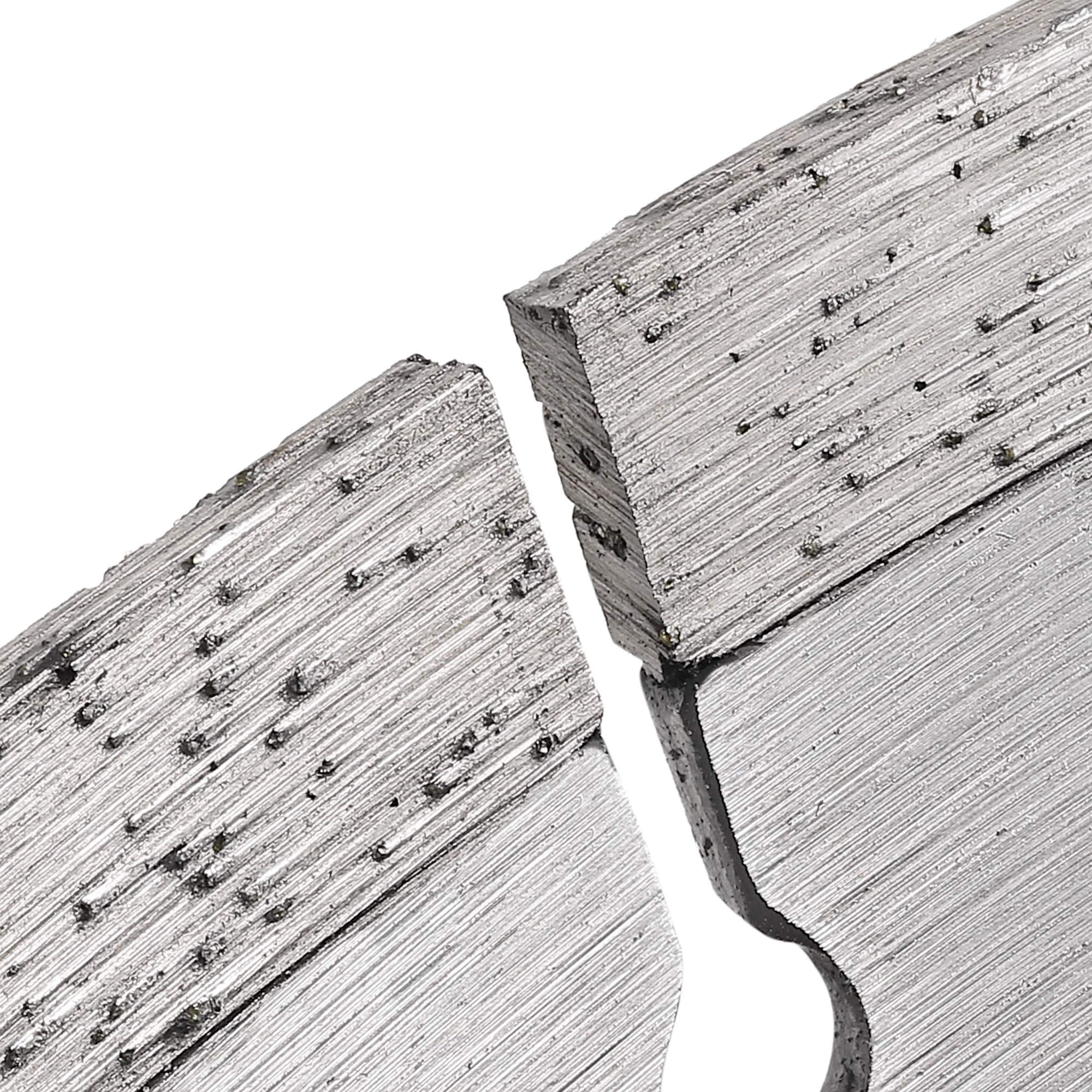 2 dischi diamantati professionali da 350 x 25,4 mm, per calcestruzzo, pietra, pietra naturale, ecc. Disco da taglio diamantato ad alta potenza di taglio, per frese a secco e bagnato