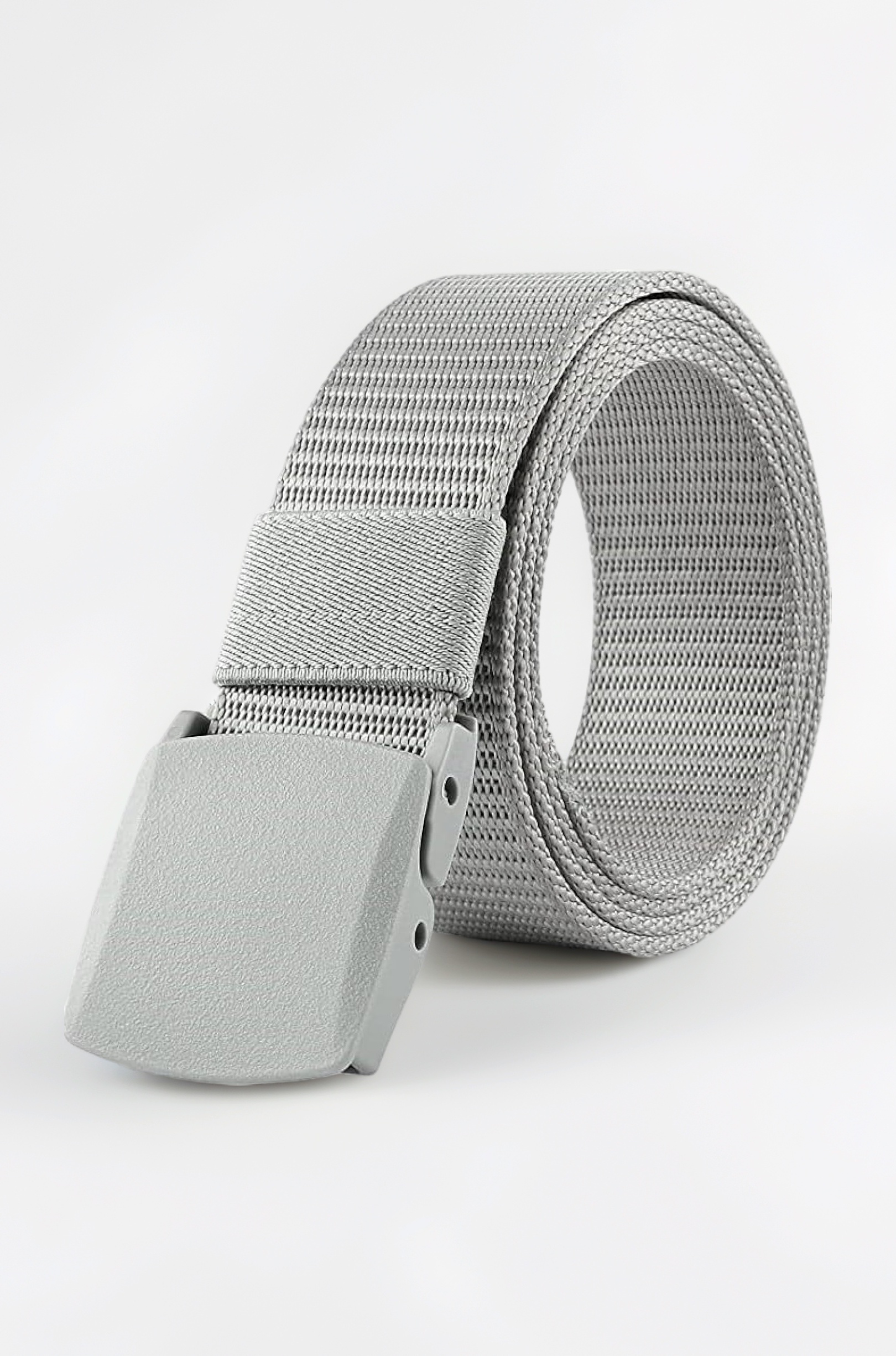 Men's Nylon Fabric Belt for Men, Plastic Flap Buckle, fits on upto 40 inches waist size