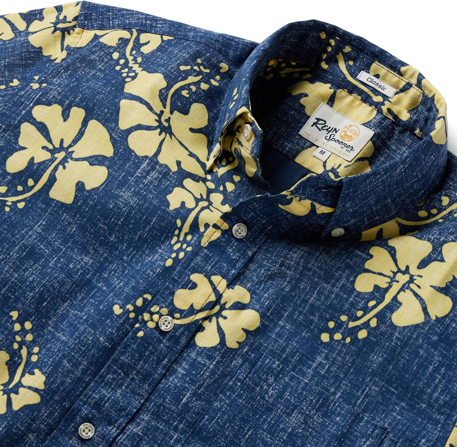 Reyn Spooner Men's 50th State Floral Hawaiian Aloha Shirt - Button Front - Image 3