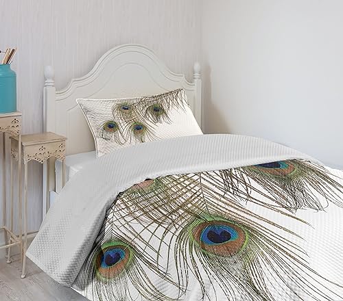 Miniatura 4 de Lunarable Colcha de caballo, perfil de retrato de semental negro en bosque de invierno, mamífero frisón de raza pura, juego de colcha acolchada