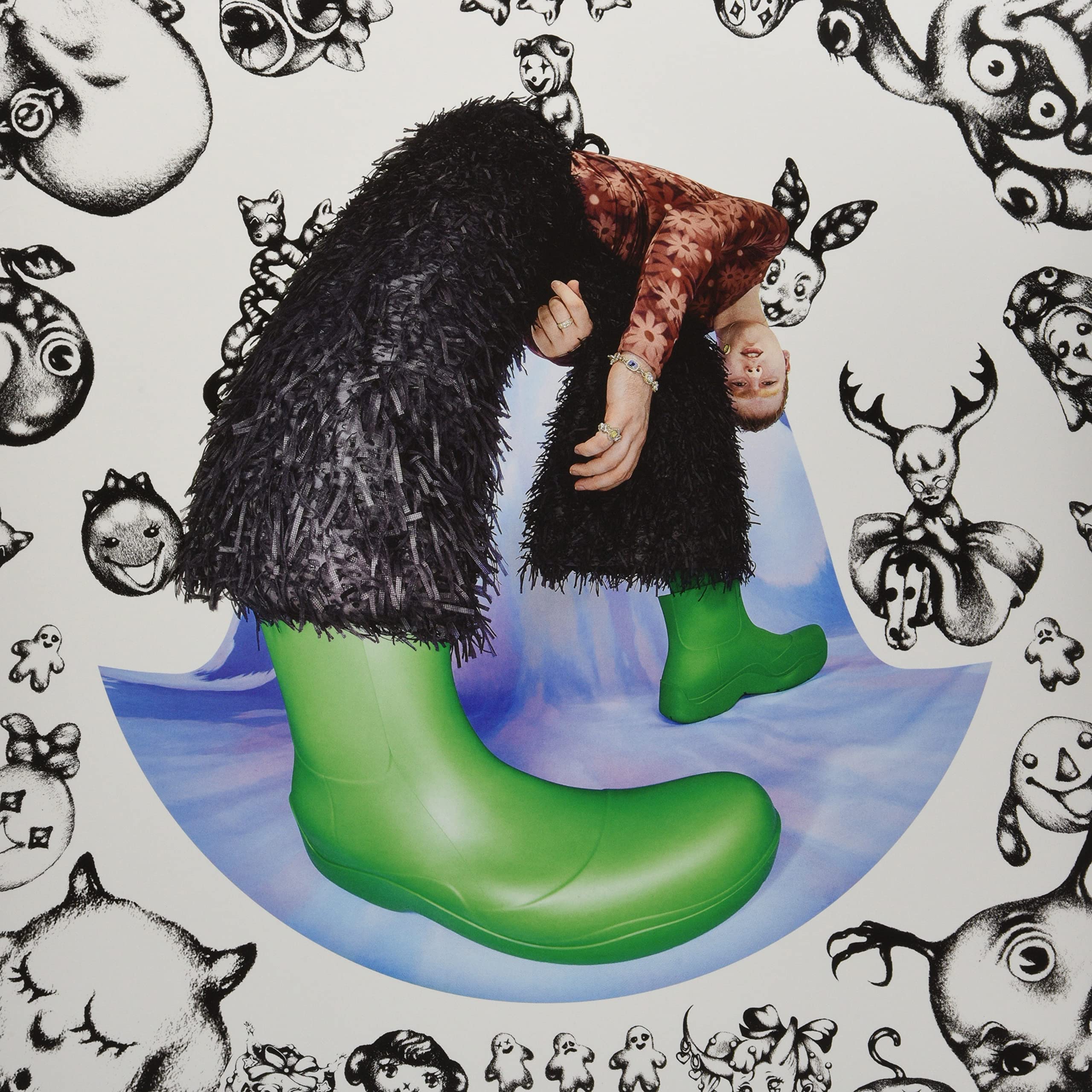 MURA MASA DEMON TIME, LIMITED EDITION NEON GREEN VINYL LP, NEW & SEALED
