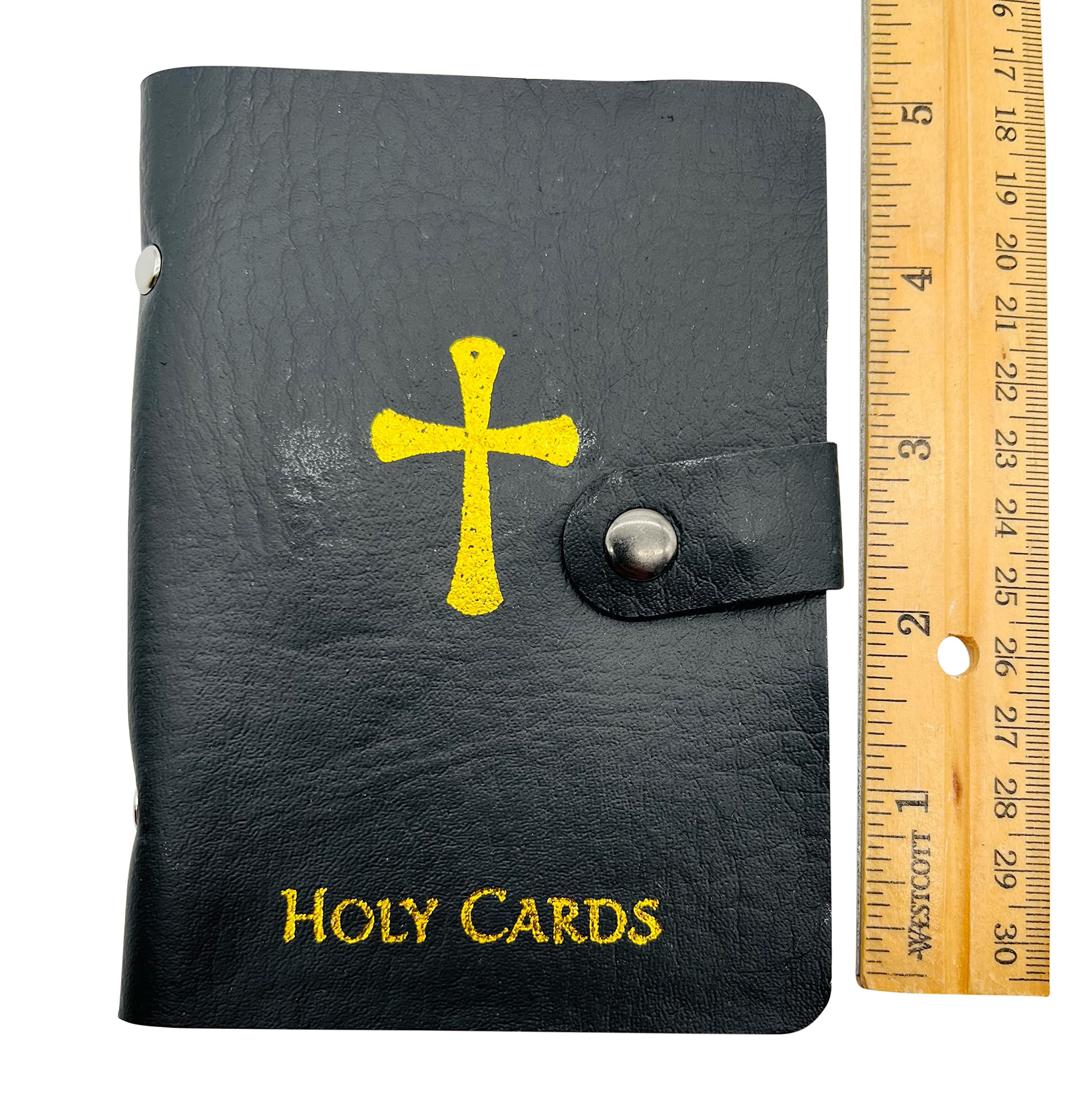 Amazon.com : Holy Card Holder with 20 Sleeves Per Booklet for Standard Size Prayer  Cards, Set of 2 : Office Products