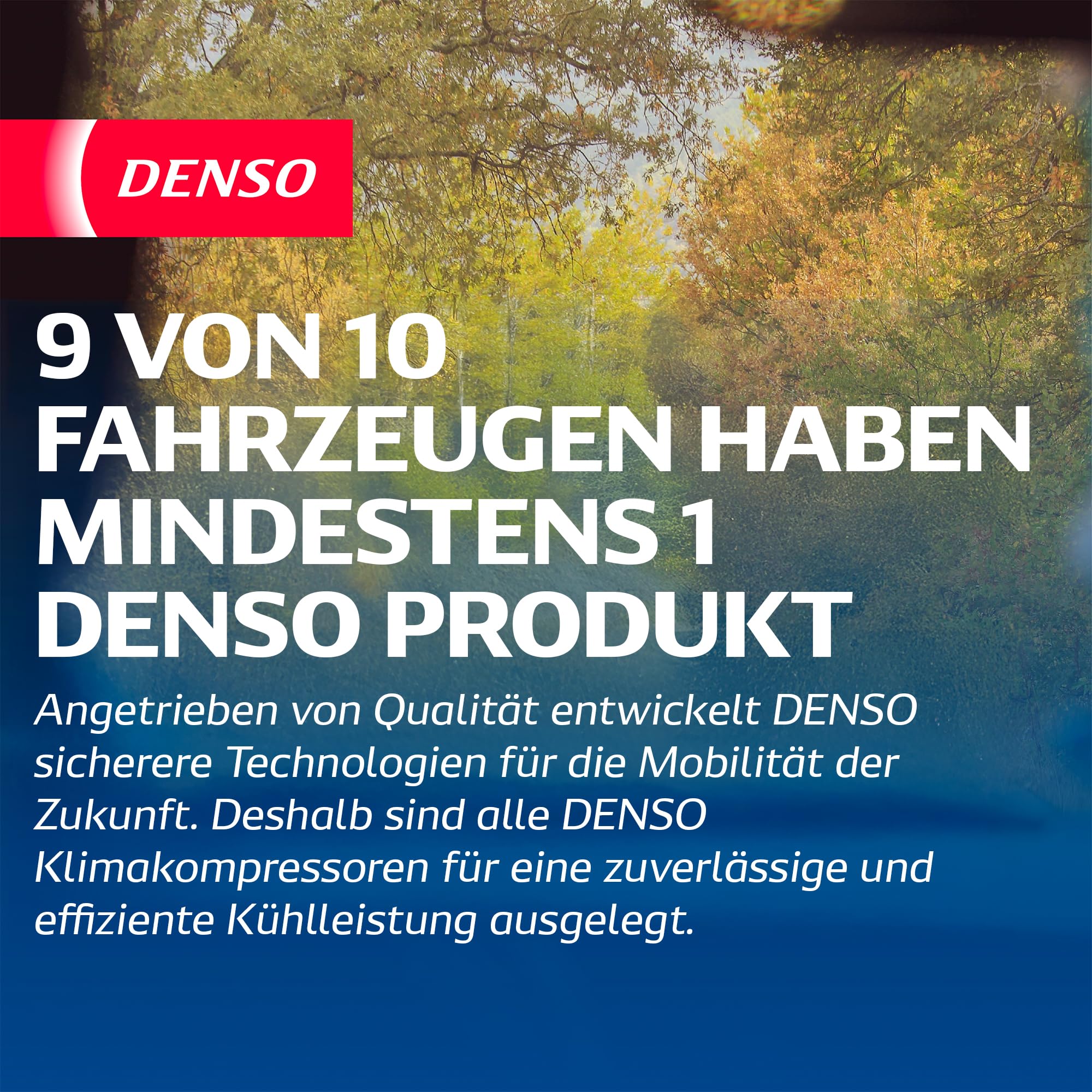 DENSO Klimakompressor (Teilenummer DCP23030) für die Fahrzeugklimatisierung – OE-Qualität, passgenauer Ersatz, zuverlässige Leistung, effiziente Kühlung, geringe Motorlast | DCP23030 passend für Grand Megane