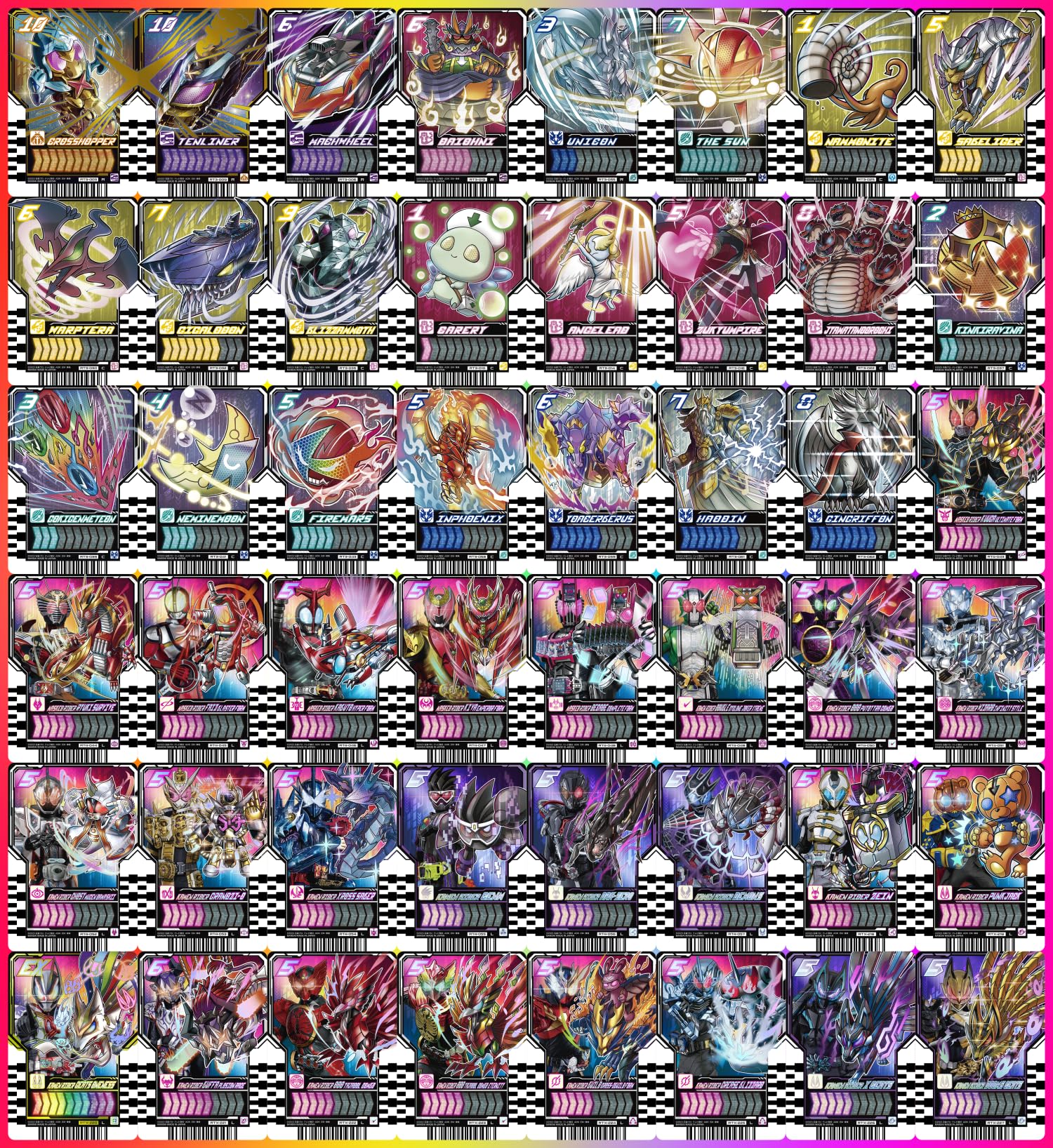 Amazon.co.jp: ライドケミートレカ 48枚セット 仮面ライダーガッ