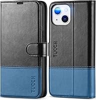 Vista 18 de TUCCH Funda Tipo Billetera para iPhone 13 (6.1") 2021, con Bloqueo RFID, con Soporte para 3 Tarjetas, de Piel Sintética, Tipo Folio