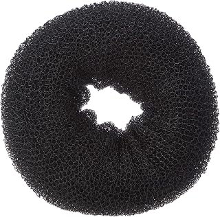 Miss Pouty - Moño de pelo grande, color negro, 1 unidad