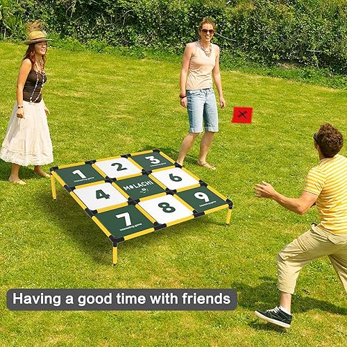 Miniatura 3 de Juegos al aire libre, juego de lanzamiento de bolsas de frijoles al aire libre, juego de patio trasero y césped para uso en interiores y exteriores,