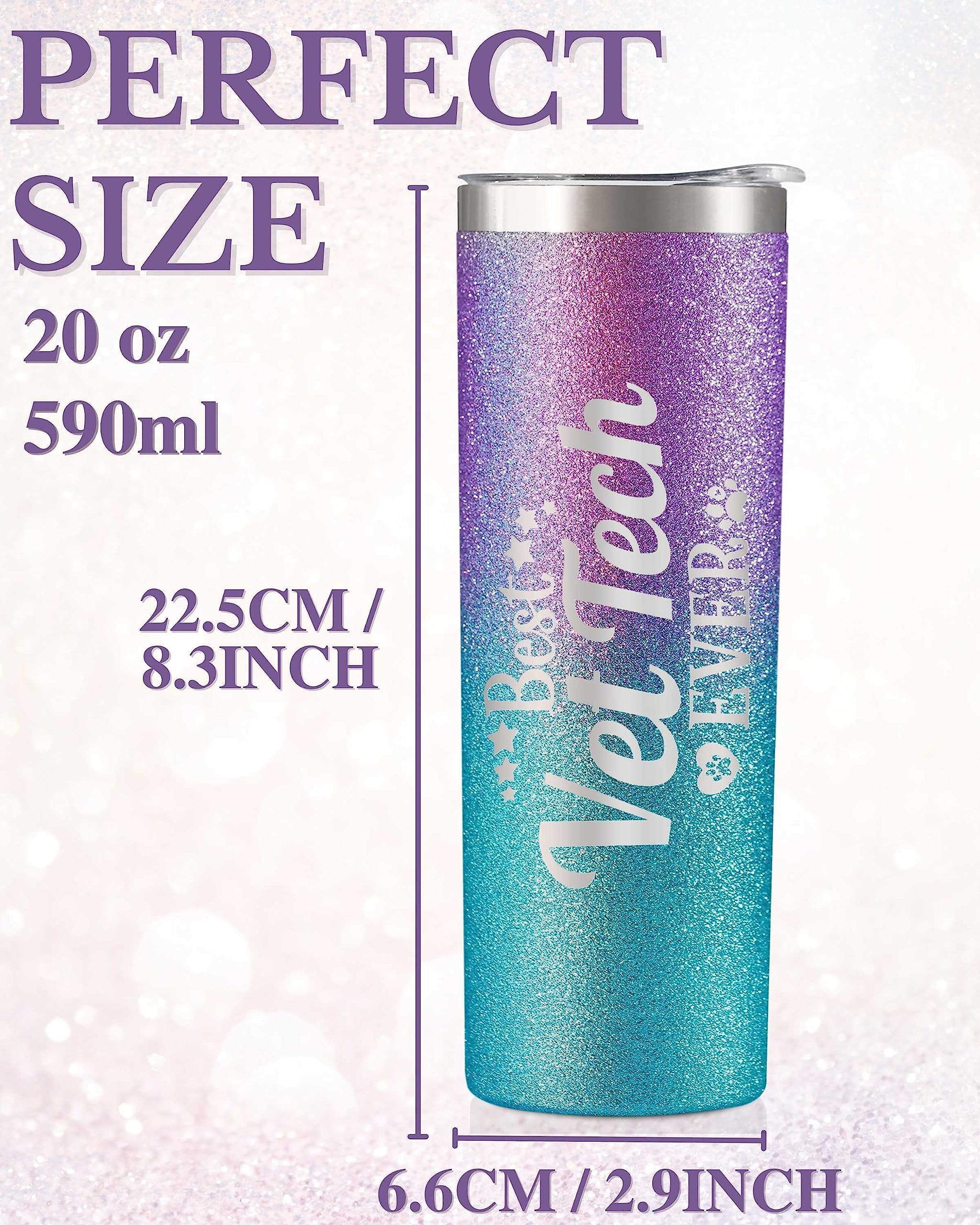 Onebttl Vet Tech Gifts Tumbler - 20 Oz Stainless Steel Insulated Mug With Straw